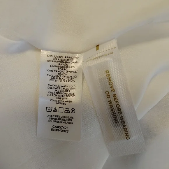 LOFT PARADISE TIERED MINI DRESS, WHISPER WHITE 12 - Picture 13 of 13